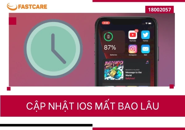 Cập nhật iOS mất bao lâu