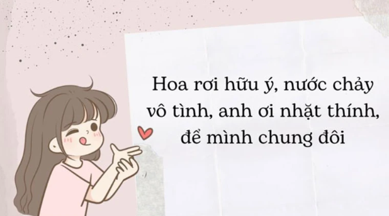 Cap thả thính ngắn gọn hài hước