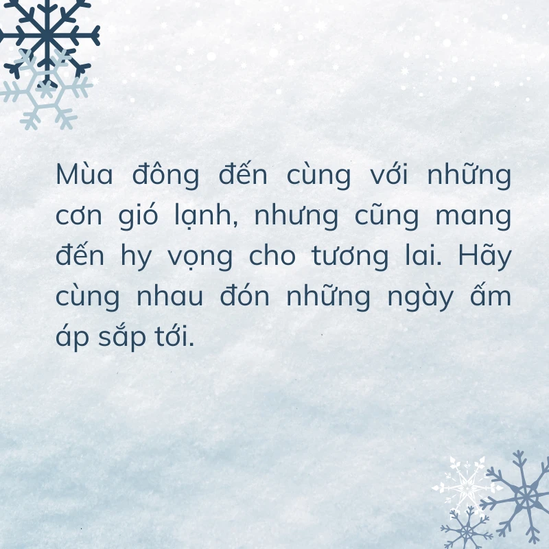 Mùa đông với những hình ảnh đầy cảm xúc