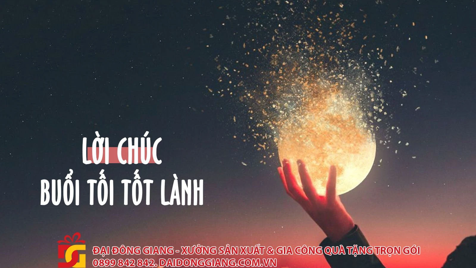 Tin nhắn chúc buổi tối ngọt ngào