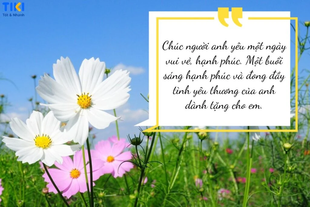 Lời chúc ngày mới cho người yêu