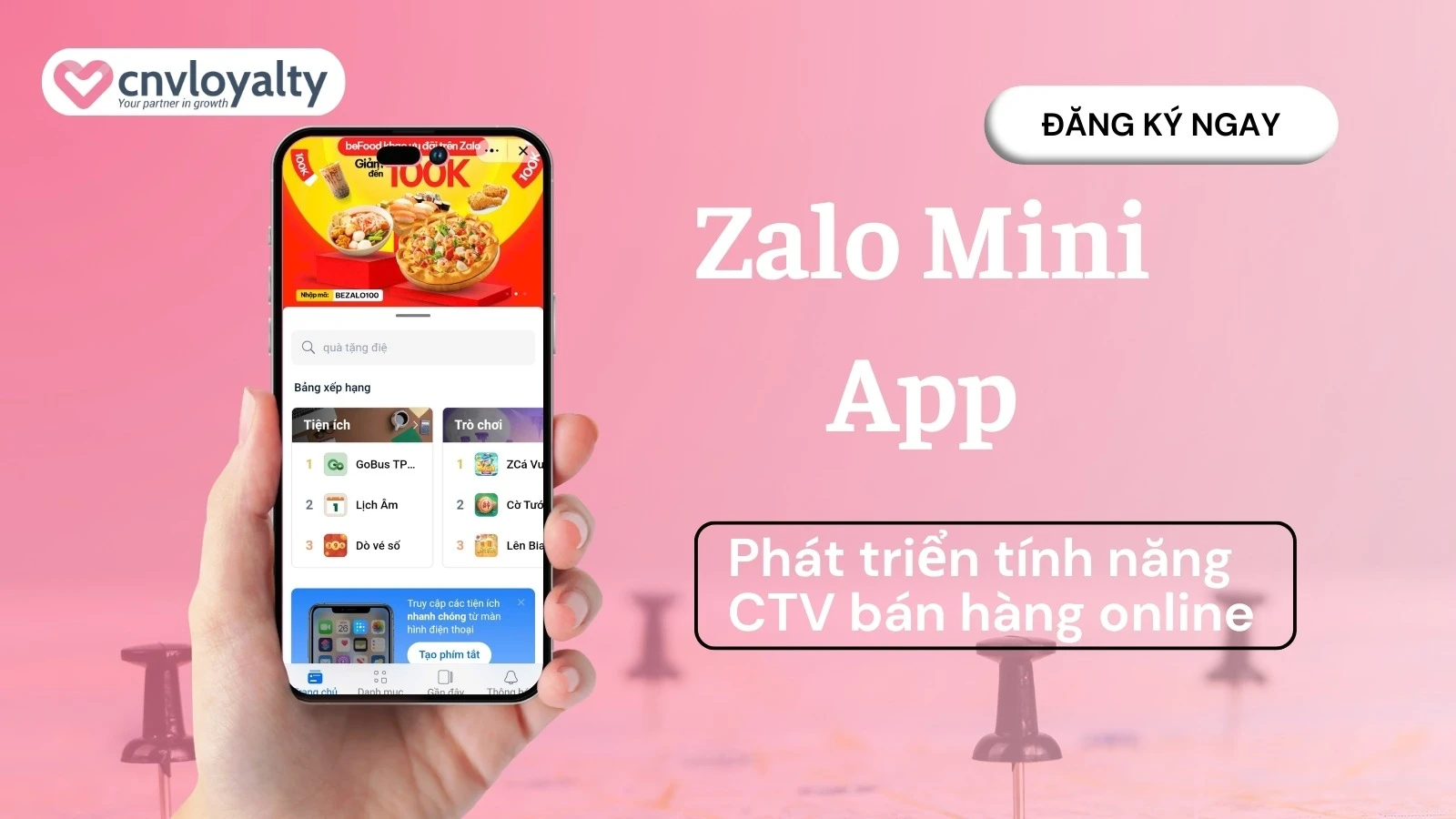 3 nền tảng phố biến app cộng tác viên bán hàng online