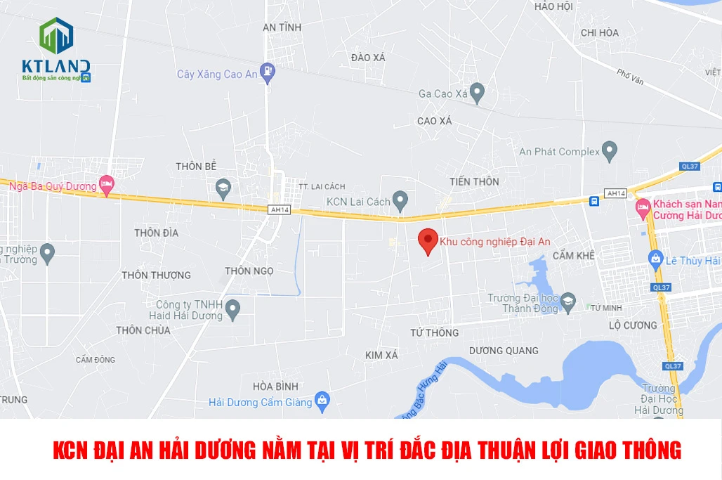 KHU CÔNG NGHIỆP ĐẠI AN HẢI DƯƠNG - ĐIỂM ĐẾN ĐẦU TƯ HOÀN HẢO SỐ 1