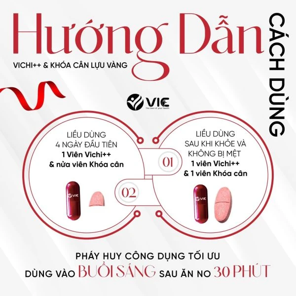 Viên Giảm Cân Vichi++ - Dành Cho Cơ Địa Lì