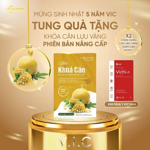 Viên Giảm Cân Vichi++ - Dành Cho Cơ Địa Lì