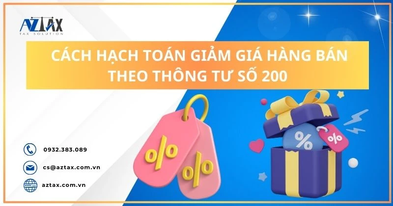 Hạch toán giảm giá hàng bán-hàng mua theo TT 200 VÀ TT 133