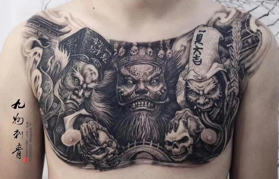 150 hình xăm hắc bạch vô thường quỷ dị mà đẹp - Genztattoo