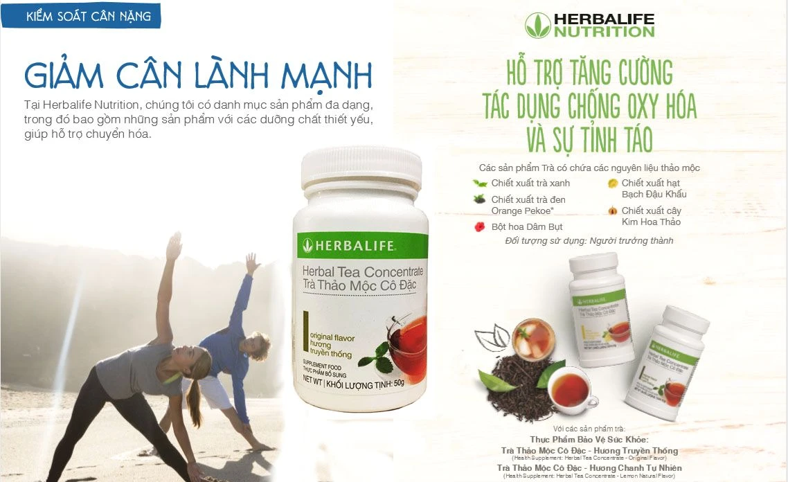 TRÀ THẢO MỘC CÔ ĐẶC HERBALIFE TEA CONCENTRATE HƯƠNG CHANH - HỖ TRỢ THANH LỌC CƠ THỂ, ĐÀO THẢI ĐỘC TỐ, ĐÀO THẢI MỠ, HỖ TRỢ GIẢM CÂN