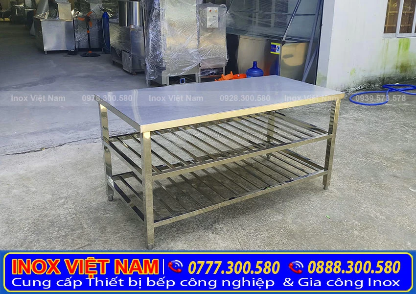 Bàn Bếp Inox Công Nghiệp - Inox Việt Nam