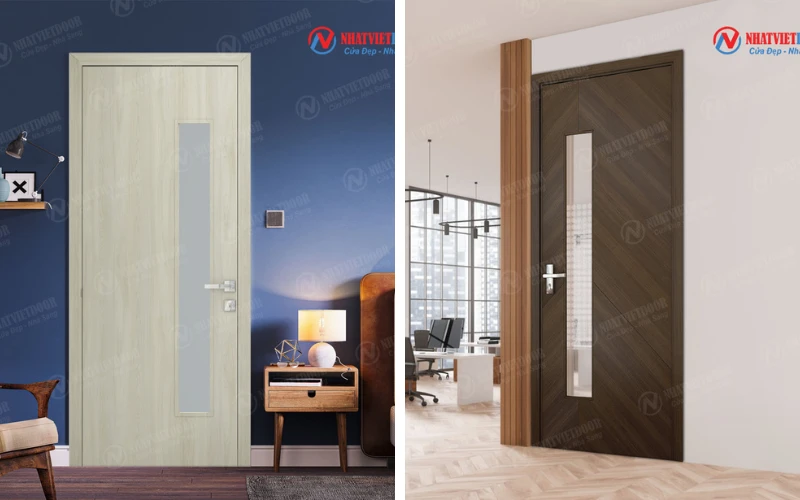 Báo giá các loại cửa gỗ công nghiệp: cửa gỗ Melamine, Laminate, Veneer