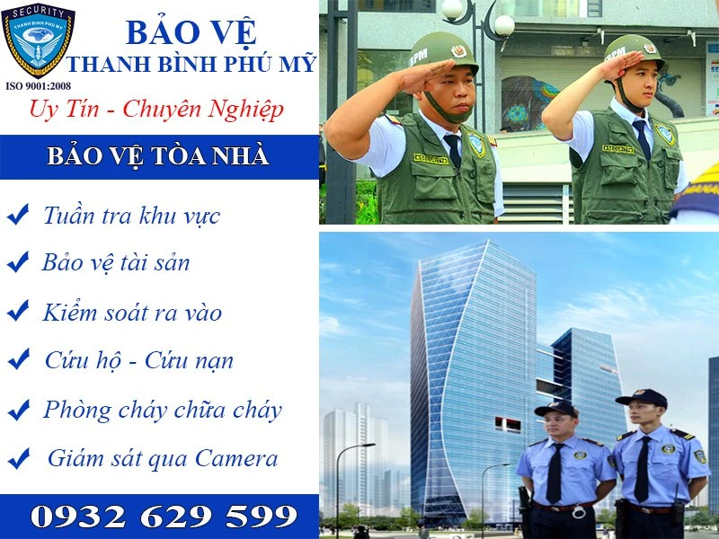 Dịch vụ bảo vệ tòa nhà đảm bảo an ninh hiệu quả