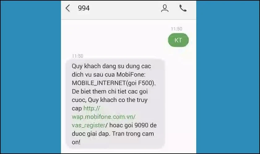 5 cách kiểm tra gói cước MobiFone đơn giản, nhanh chóng