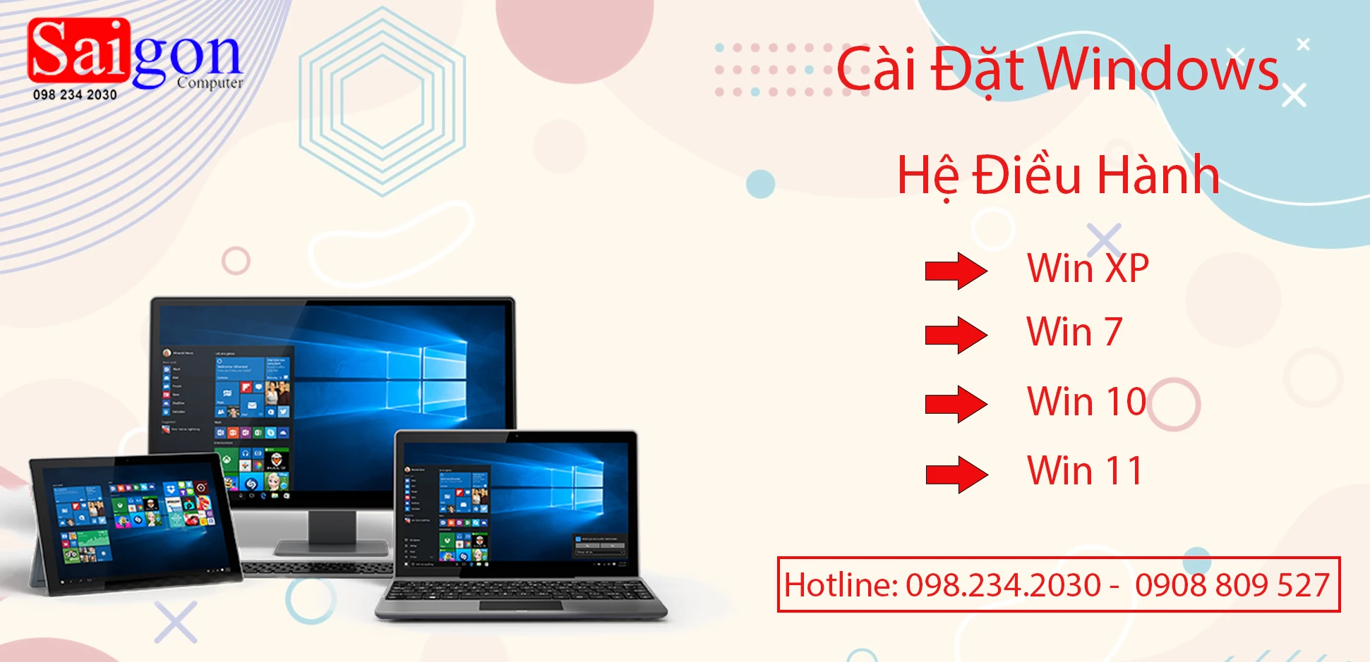 Cài Windows Lấy Liền Tại HCM