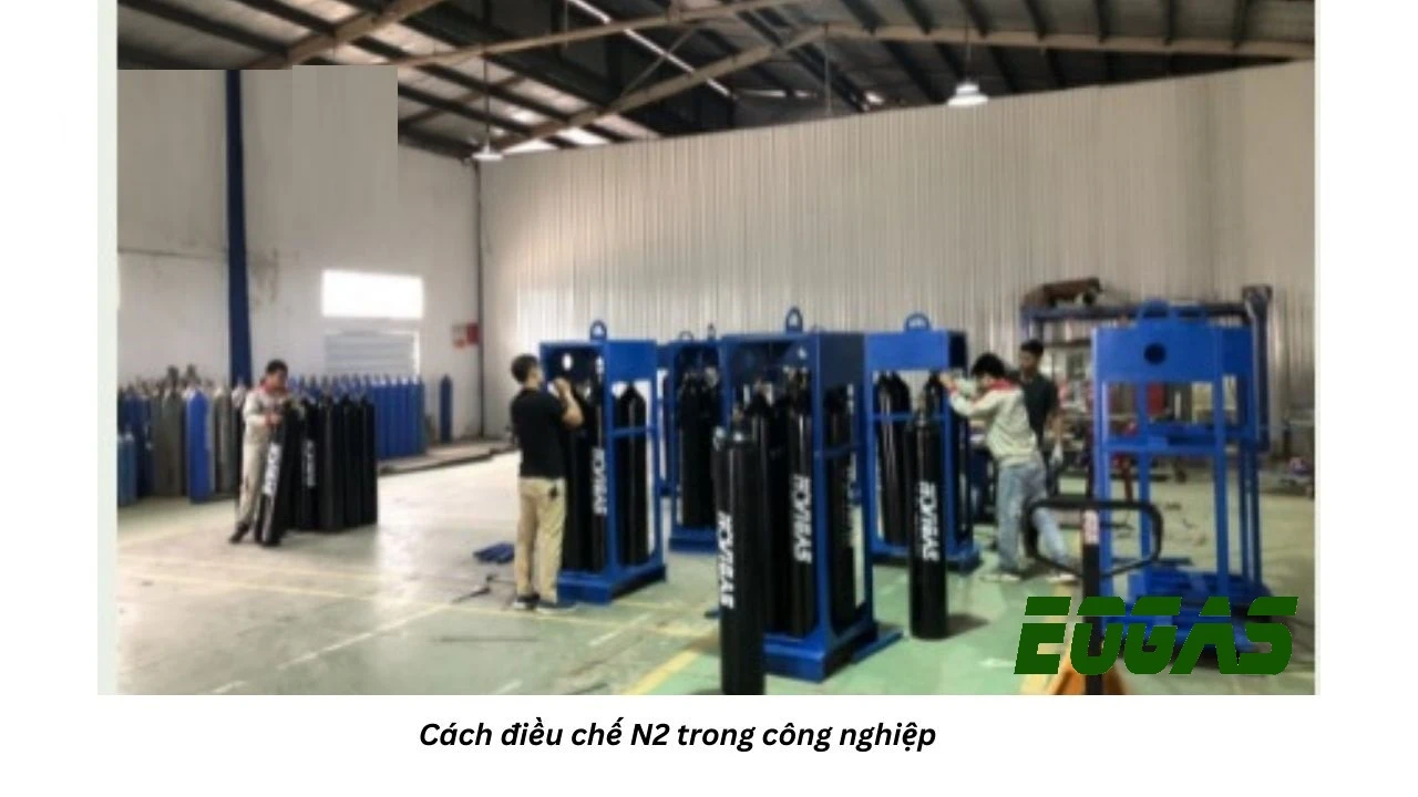 Cách điều chế N2 trong công nghiệp diễn ra như thế nào?